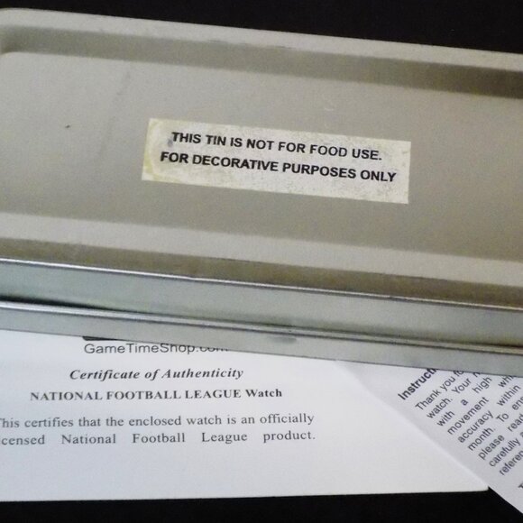 Vintage Miami Dolphins NFL Game Time Super Bowl Watch & Leather Wallet Bundle - Picture 7 of 14